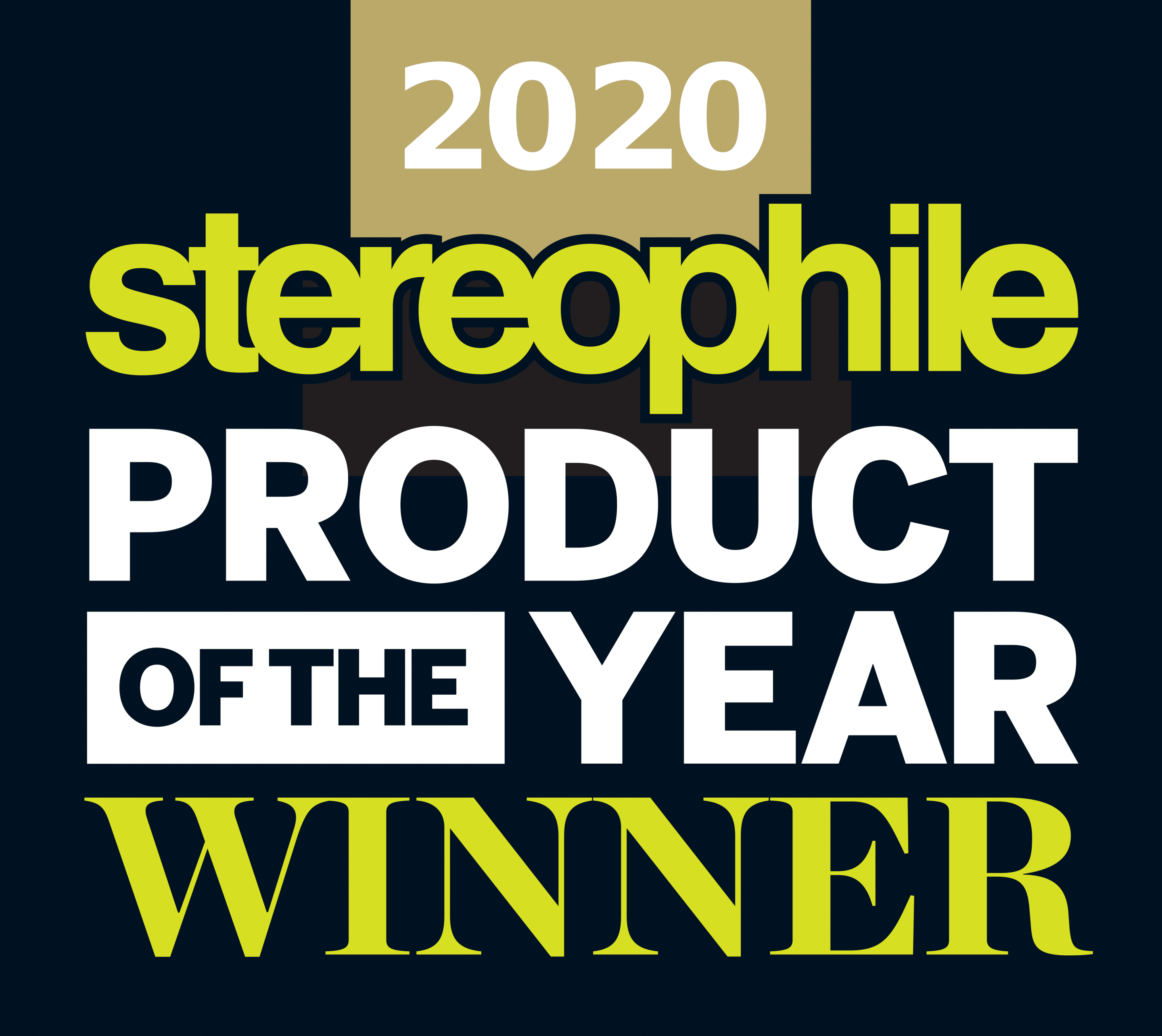 Stereophile Magazine award for the Product of the Year